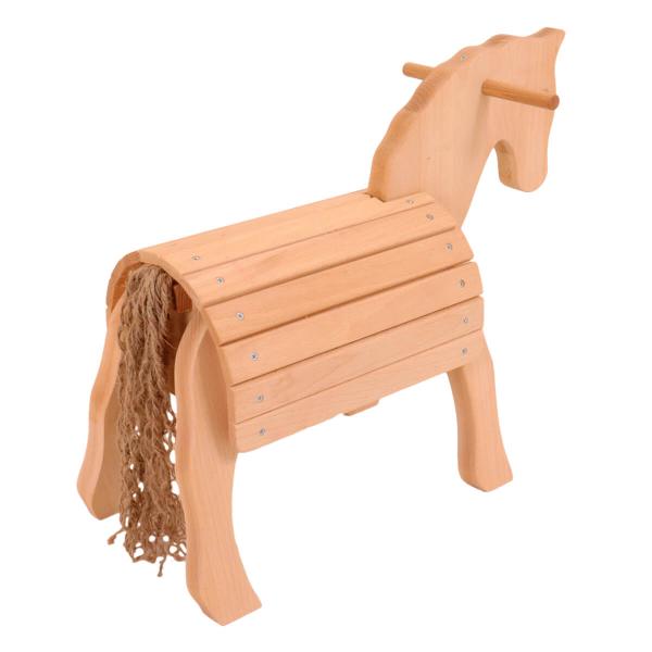 Holzpferd Mini Charly - Rückseite