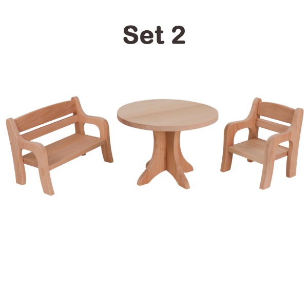 puppenmoeel im set 2 besteht aus stuhl bank und tisch puppenmoeel im set 2 besteht aus stuhl bank und tisch
