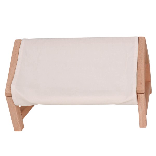 dach-himmel gestell aus holz fuer puppenbett