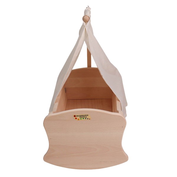 Puppenwiege Holz aus Buche Vollholz Puppenwiege Holz aus Buche Vollholz