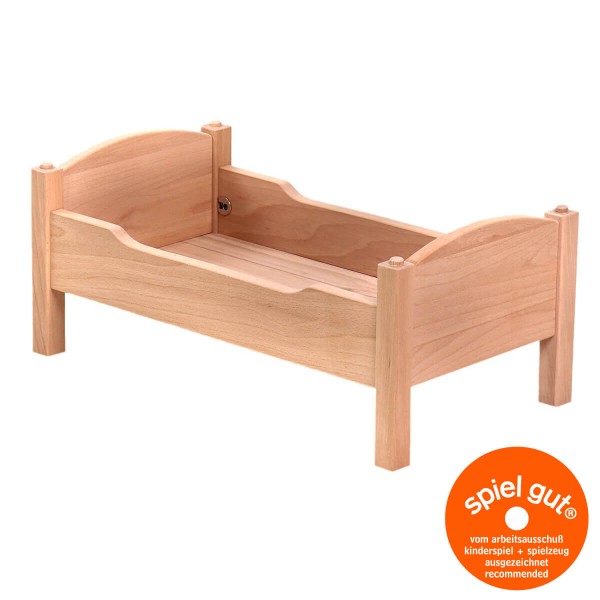 Puppenbett aus Buche Vollholz