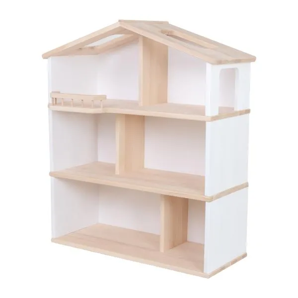 Holz-Puppenhaus Anna mit 3 Etagen Holz-Puppenhaus Anna mit 3 Etagen