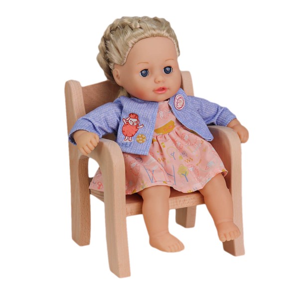 Puppenstuhl aus Holz für Puppen ab 30 cm Puppenstuhl aus Holz für Puppen ab 30 cm