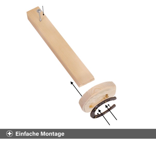 Putz-Hufe - einfache Montage