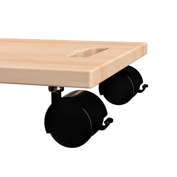 Rollbrett Feststellrollen für Stapelbox Rollbrett Feststellrollen für Stapelbox