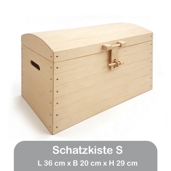 Kleine Schatzkiste - Piratenkiste - Schatztruhe - Kindergarten - Kita - Geburtstagsgeschenk – mit Deckel