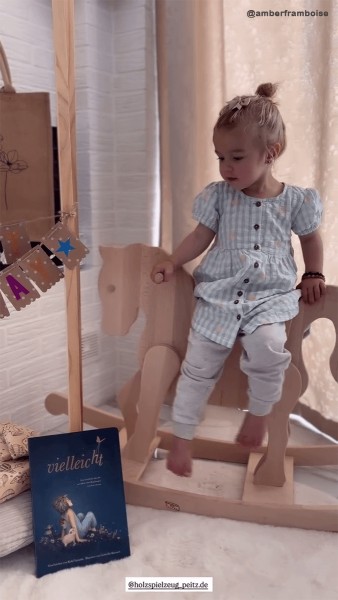 Schaukelpferd aus holz für Baby Kleinkinder Schaukelpferd aus holz für Baby Kleinkinder