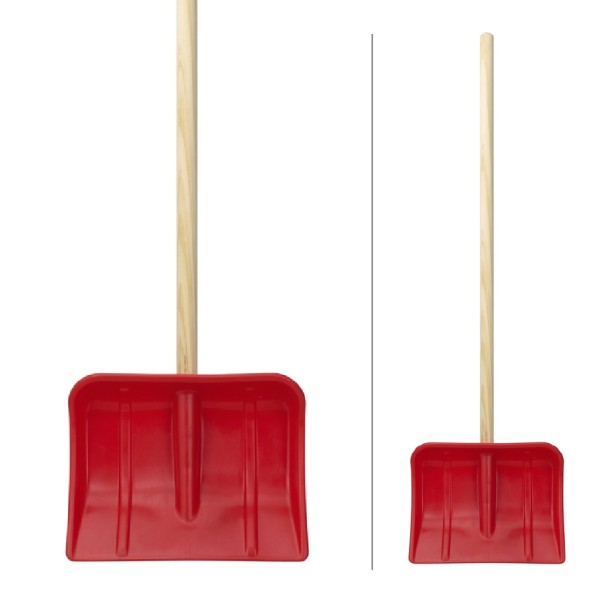 Schneeschaufel rot für Kinder