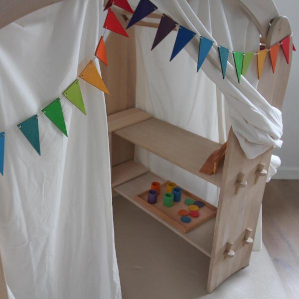 Spielhaus Gardinen Einrichtung Montessori Spielhaus Gardinen Einrichtung Montessori