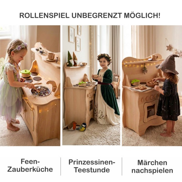 Spielküche Rollenspiel Fee Prinzessin Märchen Kinder