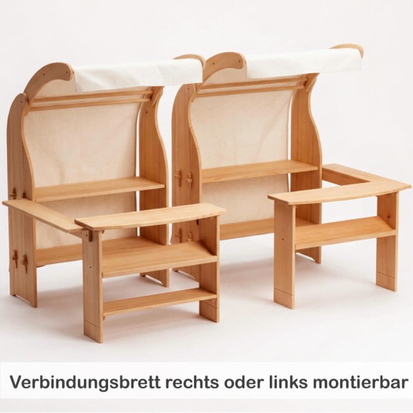 Kinder Spieltheke Erle - Verbindungsbrett rechts oder links montierbar nach Wahl
