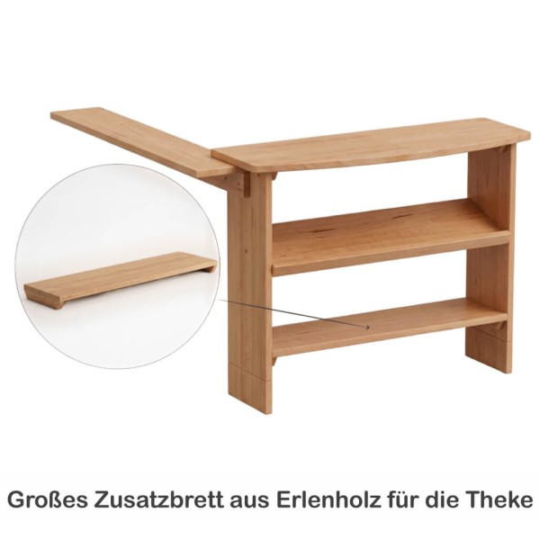Kinder Spieltheke Buche - Zusatzregal