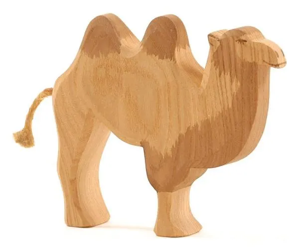 stheimer-kamel Weihnachtsgeschenk Holz öko Naturspielzeug pädagogisch wertvolles Spielzeug Montessori Waldorf Holztiger Ostheimer Spielbauernhof