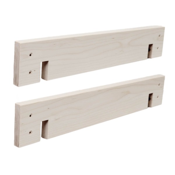 Verbreiterung für Spielständer aus Massivholz in weiß