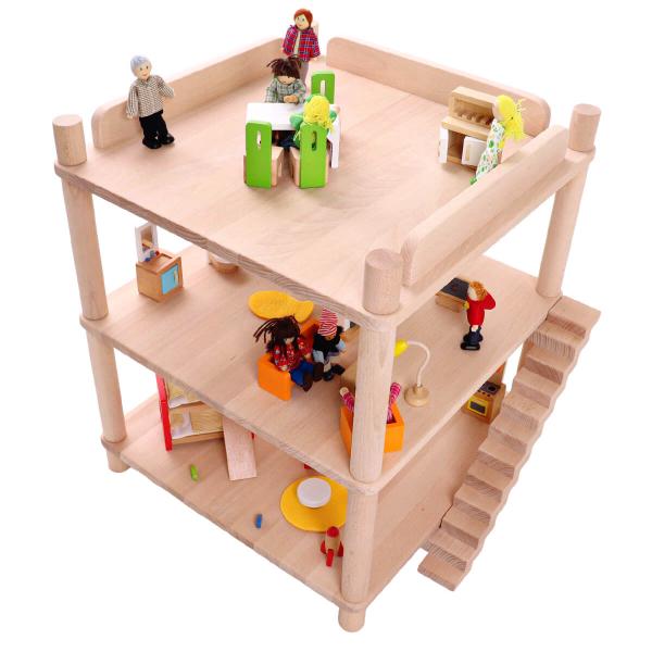 Wickelkommode für Puppen oder als Spiel-Puppenhaus Wickelkommode für Puppen oder als Spiel-Puppenhaus