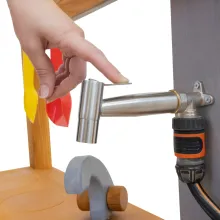 Wasser-Drückergarnitur | inkl. Gardena-Anschluss | Wasserhahnarmatur