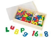 Magnet-Alphabet und Zahlen | ABC-Buchstaben