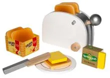 Golden Toast-Set 9-teilig | Kaufmannsladen-Zubehör | Kinderküchen-Zubehör