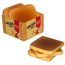 Golden Toast-Scheiben 6-teilig | Kaufmannsladen-Zubehör | Kinderküchen-Zubehör