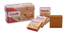 Kinderspielzeug aus Holz Hanuta – lecker – als nützliches Spielküchenzubehör oder für den Kaufladen als Kaufladenzubehör