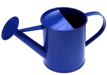 Blaue Gießkanne aus Metall | Sandkasten-Spielzeug