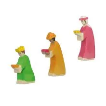 Krippenfiguren Set Heilige Drei Könige, Modell 3 | Holztiger | Weihnachtskrippen