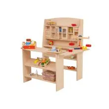 Kaufladen | Kinderkaufmannsladen | Kinder-Einkaufs-Shop aus Buchen-Holz 3015