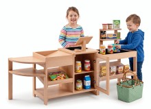 Kinder Supermarkt mit Kassensystem