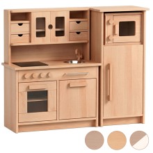 Hänsel Kinderküche Set mit Mikrowelleund Beistellschrank