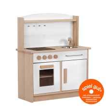 Kinderküche Rapunzel weiß - In Buche Vollholz