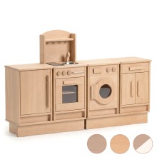 Küchenset 6 aus Massivholz