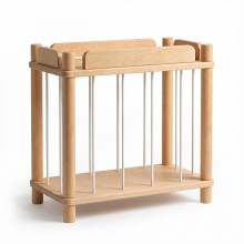 Kuscheltier Zoo aus Holz im Montessori-Stil zur Aufbewahrung von Kuscheltieren und Plüschtieren