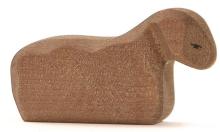 ostheimer-lamm-liegend-braun Weihnachtsgeschenk Holz öko Naturspielzeug pädagogisch wertvolles Spielzeug Montessori Waldorf Holztiger Ostheimer Spielbauernhof