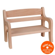 Puppenbank Sitzmoebel für Puppen Puppenstubenmoebel-Puppenstuhl-hochwertig verarbeitet