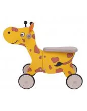 Kinder-Rutscher Giraffe Happy | Holz-Lauflern-Tier | 26/5050188 Kleinkind-Fahrzeug