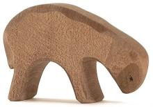 schaf-fresend-braun Weihnachtsgeschenk Holz öko Naturspielzeug pädagogisch wertvolles Spielzeug Montessori Waldorf Holztiger Ostheimer Spielbauernhof