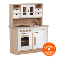 Kinderküche Hänsel weiß - In Buche Vollholz